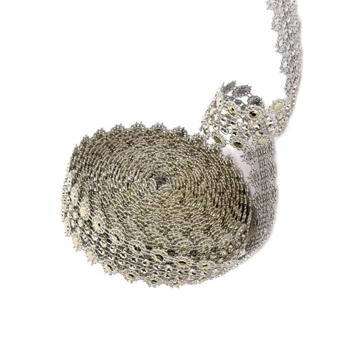 4,5 m langes Strassband für Hochzeit, Geburtstag, Dekoration, Kunst, Handwerk, Kleidung, 27 mm breit, funkelnde Strasssteine, Wickelrolle 4,5 m langes Strassband für Hochzeit, Geburtstag, Dekoration, Kunst, Handwerk, Kleidung, 27 mm breit, funkelnde Strasssteine, Wickelrolle von Zxfdsfdbnm