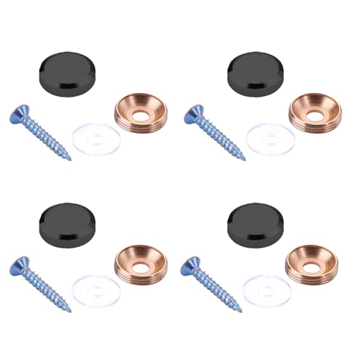 4 Stück Werbetafel-Dekoration, Nägel, Glasbefestigungen, Befestigungsnägel, Werbenägel, Glas, dekorative Schrauben, Befestigungen von Zxfdsfdbnm