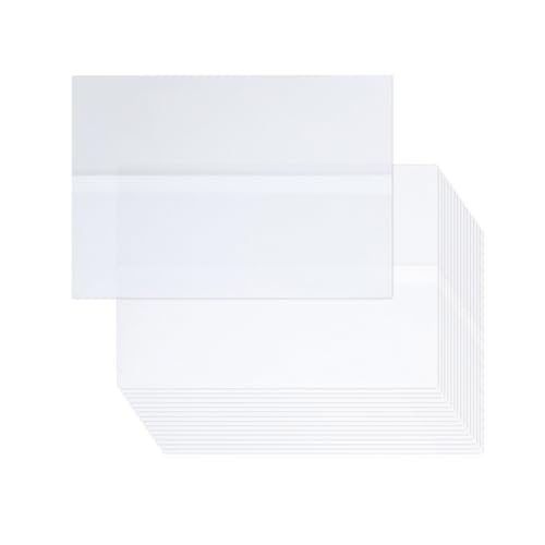 50 Stück elegante transparente Pergamenthüllen für Hochzeitseinladungen, Pergamentumschläge für eine anspruchsvolle Note von Zxfdsfdbnm