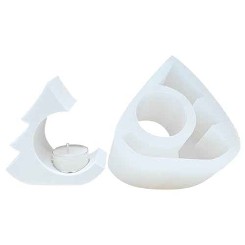 Baumform Halter Form 3D Haus Kerzenständer Silikon Beton Harz Gießformen für Weihnachten Hochzeit Baumform Halter Form 3D Haus Kerzenständer Silikon Beton Harz Gießformen für Weihnachten Hochzeit von Zxfdsfdbnm