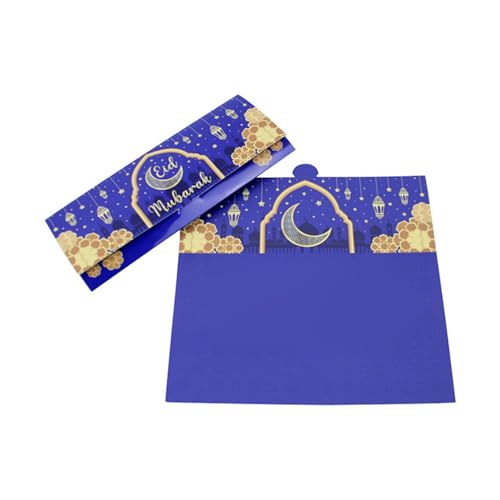 Elegante Geldhalter Karten für Familie und Freunde, Islamiker, Feierkarten für Kinder, Teenager, Erwachsene, Partyzubehör, 50 Stück von Zxfdsfdbnm