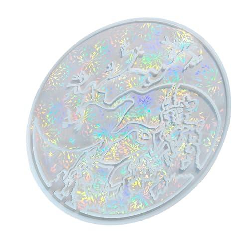 Epoxidharz-Mondformen für 3D-Wanddekorationen, Silikon-Mondharz-Anhänger-Form für handgefertigte Wanddekorationen und Schreibtisch-Ornamente Epoxidharz-Mondformen für 3D-Wanddekorationen, Silikon-Mondharz-Anhänger-Form für handgefertigte Wanddekorationen und Schreibtisch-Ornamente von Zxfdsfdbnm