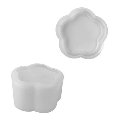 Glas-Silikonharzform mit Deckel, Blumenschmuck, Aufbewahrungsbox, Tasse, Kristall-Epoxidharz-Formen von Zxfdsfdbnm