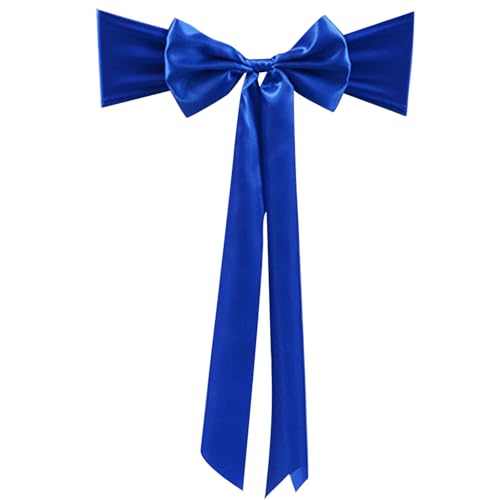 Hochzeitsstuhl-Rückenlehne, Dekoration, Band mit langem Schwanz, für Hochzeit, Party, Bankette, Dekoration, 1/6 Stück Stuhlschärpen Hochzeitsstuhl-Rückenlehne, Dekoration, Band mit langem Schwanz, für Hochzeit, Party, Bankette, Dekoration, 1/6 Stück Stuhlschärpen von Zxfdsfdbnm