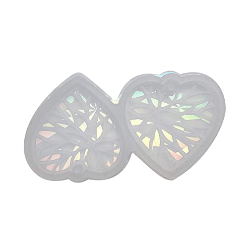 Holographische Ohrring Epoxidharz Form Herz Ohrring Halskette Anhänger Gießen Silikon Form Handwerk Schmuck Form Holographische Ohrring Epoxidharz Form Herz Ohrring Halskette Anhänger Gießen Silikon Form Handwerk Schmuck Form von Zxfdsfdbnm