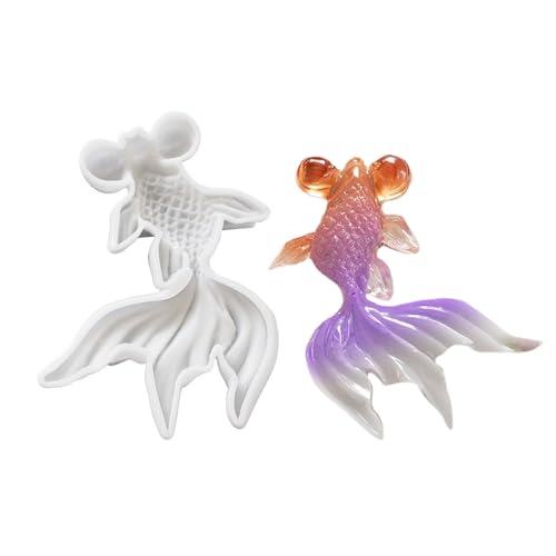 Kois Epoxidharz-Formen in Fischform für Schmuck, flexible Schlüsselanhänger, Anhänger, Bastelarbeiten, Schmuckzubehör Kois Epoxidharz-Formen in Fischform für Schmuck, flexible Schlüsselanhänger, Anhänger, Bastelarbeiten, Schmuckzubehör von Zxfdsfdbnm
