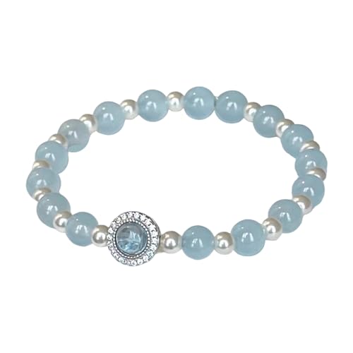 Praktische handgefertigte Aquamarin-Edelsteine, ideal für modische Frauen, die einen einzigartigen und anspruchsvollen Look suchen Praktische handgefertigte Aquamarin-Edelsteine, ideal für modische Frauen, die einen einzigartigen und anspruchsvollen Look suchen von Zxfdsfdbnm