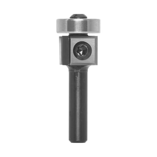 Robuster Hartmetall-Einsatz, bündiger Fräser-Bit, oberes und unteres Lager mit Beschichtung, 8-mm-Schaft für Holzbearbeitung von Zxfdsfdbnm