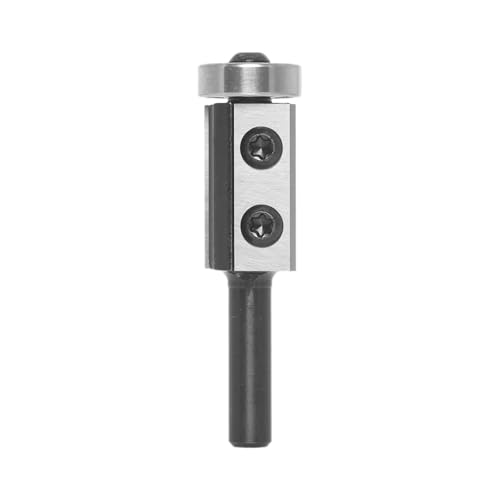 Robuster Hartmetall-Einsatz, bündiger Fräser-Bit, oberes und unteres Lager mit Beschichtung, 8-mm-Schaft für Holzbearbeitung von Zxfdsfdbnm