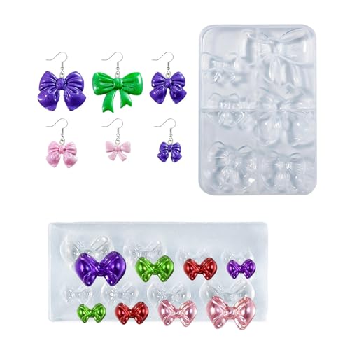 Silikonform Für Schmetterlingsbögen Haarclip Handgefertigte Accessoires Epoxidharz Schimmel Elegante Schmuckzubehör Herstellen von Zxfdsfdbnm