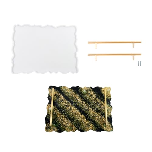 Silikonform für unregelmäßige Früchte, Epoxidharz, rechteckige Platte mit Griff, Schmuckhalter Silikonform für unregelmäßige Früchte, Epoxidharz, rechteckige Platte mit Griff, Schmuckhalter von Zxfdsfdbnm