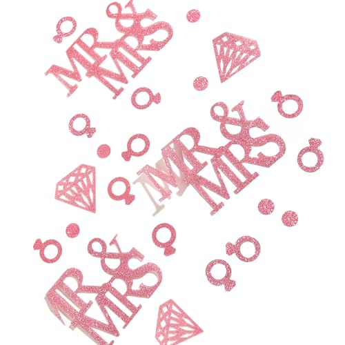 Trauringe Konfetti für Hochzeit Dekoration glitzernde Hochzeit Tischkonfetti für Brautpartys Verlobung Trauringe Konfetti für Hochzeit Dekoration glitzernde Hochzeit Tischkonfetti für Brautpartys Verlobung von Zxfdsfdbnm