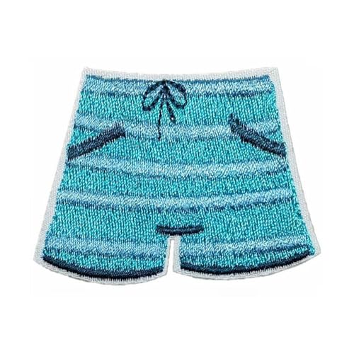Zxfdsfdbnm Bestickter Stoffaufnäher mit Strandmotiv zum Aufbügeln, bestickt, für Kleidung, Jacken, Jeans, Rucksäcke von Zxfdsfdbnm