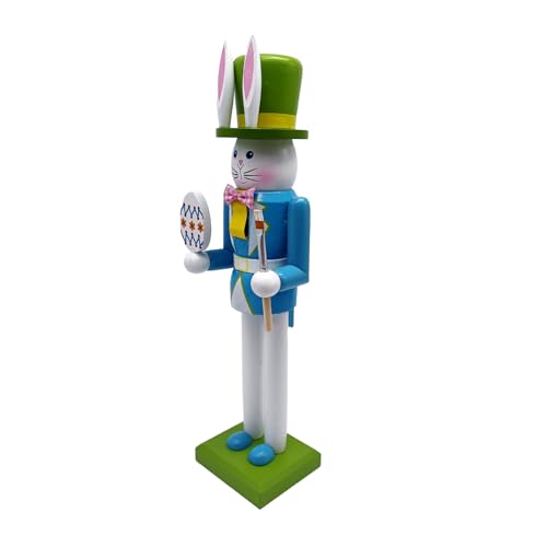 Zxfdsfdbnm Dekorative 30,8 cm bunte Osterhasen Nussknacker Holzfigur Hasen Soldat Statue mit Basis Frühlingsdekorationen Zxfdsfdbnm Dekorative 30,8 cm bunte Osterhasen Nussknacker Holzfigur Hasen Soldat Statue mit Basis Frühlingsdekorationen von Zxfdsfdbnm