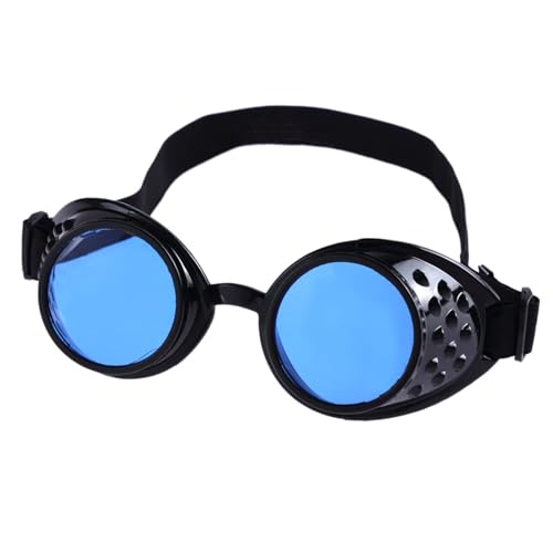 Zxfdsfdbnm Halloween-Gesicht Vintaeg Steampunk Brille Brille Cyber Welding Goths Cosplays Brille Halloween Cosplays Kostüme von Zxfdsfdbnm
