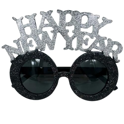 Zxfdsfdbnm Happy New Year Brille Neujahr Party Brille Kostüm Dekoration für Erwachsene Kinder Neujahr Partys Fotografie von Zxfdsfdbnm