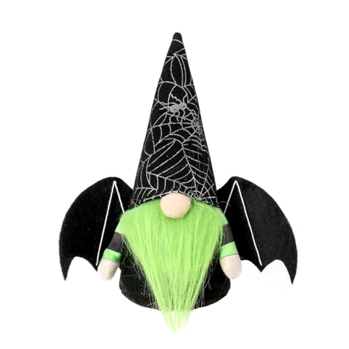 Zxfdsfdbnm Hexe Fledermaus Gesichtslos Alter Mann Spielzeug für Zuhause Dekoration Stilvolle Halloween Thema Zubehör Feste Party Ornament von Zxfdsfdbnm
