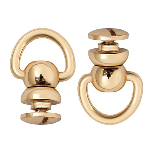 Zxfdsfdbnm Metallnieten, 360 Grad drehbar, D-Ringe, Nieten, für Ledertaschen, Handtaschen, Accessoires, 2 Stück Zxfdsfdbnm Metallnieten, 360 Grad drehbar, D-Ringe, Nieten, für Ledertaschen, Handtaschen, Accessoires, 2 Stück von Zxfdsfdbnm