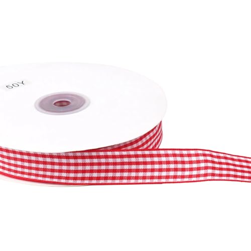 Zxfdsfdbnm Multifunktionale Bänder mit Gingham-Muster, Bastelband zum Verpacken von Party-Dekoration von Zxfdsfdbnm