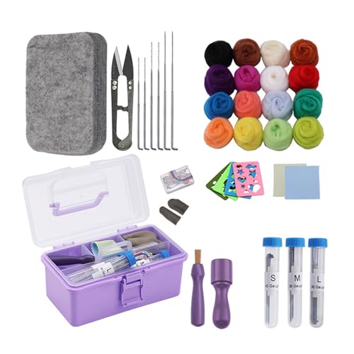 Zxfdsfdbnm Nadel Filzen Kits Schaummatten Woll Set Nadel Filling Starter Kits Mit Filzwerkzeugnadel Felting Supplies Zxfdsfdbnm Nadel Filzen Kits Schaummatten Woll Set Nadel Filling Starter Kits Mit Filzwerkzeugnadel Felting Supplies von Zxfdsfdbnm