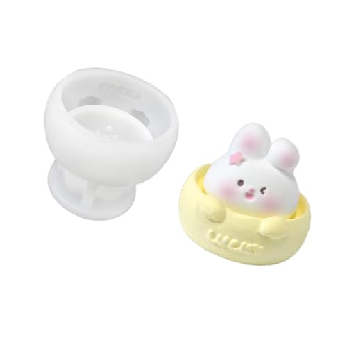 Zxfdsfdbnm Niedliche Tierformen, Gießformen, 3D-Tasse, Kaninchen, Silikonformen, Gips, Seife, Formen Zxfdsfdbnm Niedliche Tierformen, Gießformen, 3D-Tasse, Kaninchen, Silikonformen, Gips, Seife, Formen von Zxfdsfdbnm