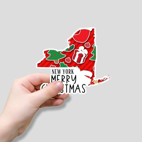 Zyadsinoudor 50 Stück New York State Vinyl Laptop Aufkleber Us State Decals Aufkleber Warm Weihnachten Peel and Stick Runde Etiketten Etikett für Happy Holidays Neujahr Geburtstagskarten Geschenk 4 Zyadsinoudor 50 Stück New York State Vinyl Laptop Aufkleber Us State Decals Aufkleber Warm Weihnachten Peel and Stick Runde Etiketten Etikett für Happy Holidays Neujahr Geburtstagskarten Geschenk 4 von Zyadsinoudor