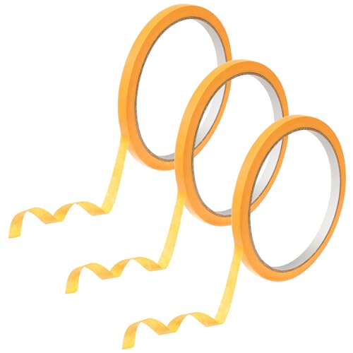 Abklebeband Lackieren Auto, 3 Rollen Masking Tape Fineline Band Gelbes Klebeband Malerband Tape Zierstreifenband Band Whiteboard Klebeband Fine Line Tapes Lackierband für Whiteboard Basteln Dekorieren Abklebeband Lackieren Auto, 3 Rollen Masking Tape Fineline Band Gelbes Klebeband Malerband Tape Zierstreifenband Band Whiteboard Klebeband Fine Line Tapes Lackierband für Whiteboard Basteln Dekorieren von Zyghjort
