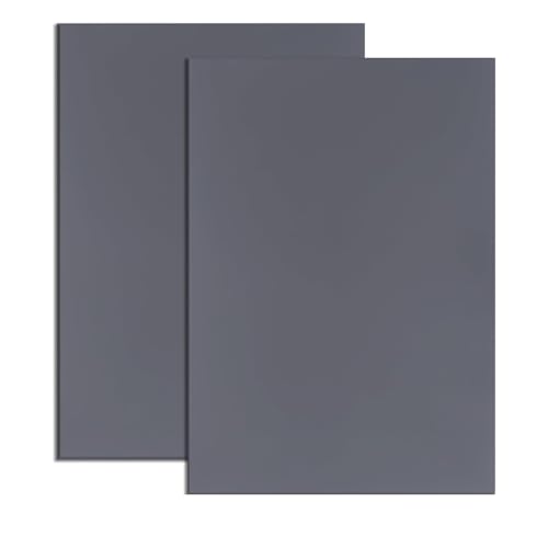 Zyiphor 2 Stück Stempelgummi zum Lasern 30x21cm Stempel Gummi Selbstklebend Lasergummi Stempelblatt Weichgummi Linoldruck Platte Lasergravur Stempelblock Zubehör für Stempel Selber Machen (Grau) von Zyiphor