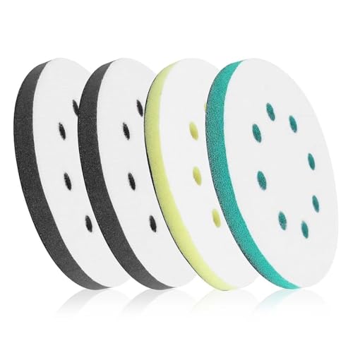 Zyiphor 4 Stück Polierpads 125mm Polieraufsatz Winkelschleifer Geräuschdämpfend und Abriebfest, Polieraufsatz Exzenterschleifer zum Polieren und Schleifen gewölbter Oberflächen Zyiphor 4 Stück Polierpads 125mm Polieraufsatz Winkelschleifer Geräuschdämpfend und Abriebfest, Polieraufsatz Exzenterschleifer zum Polieren und Schleifen gewölbter Oberflächen von Zyiphor