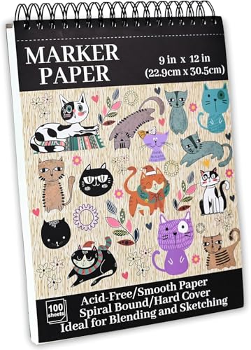 Zylota Skizzenbuch A4(200 Seiten/100 Bögen), Zeichenblock Skizzenpapier Zum Zeichnen Malblock,Dickes Papier Spiralgebundenes Sketchbook für Künstler Kinder von Zylota