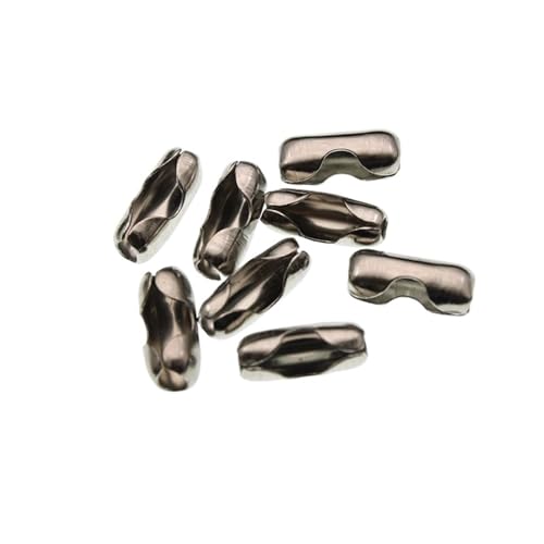 1,5/2,0/2,4/3,2–10 mm Perlenkugel-Edelstahl-Kugelperlenketten und Verbindungsverschluss for DIY-Halsketten-Schmuckherstellung für DIY-Kunsthandwerk, hängende Ornamente, Schlüss(2.0mm 50Pcs) von Zymjzbetic