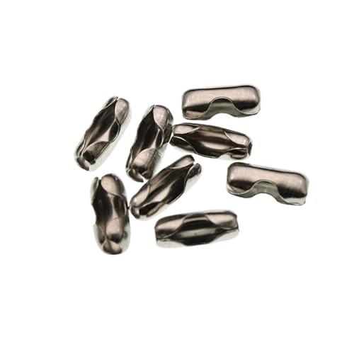 1,5/2,0/2,4/3,2–10 mm Perlenkugel-Edelstahl-Kugelperlenketten und Verbindungsverschluss for DIY-Halsketten-Schmuckherstellung für DIY-Kunsthandwerk, hängende Ornamente, Schlüss(8.0mm 50Pcs) von Zymjzbetic