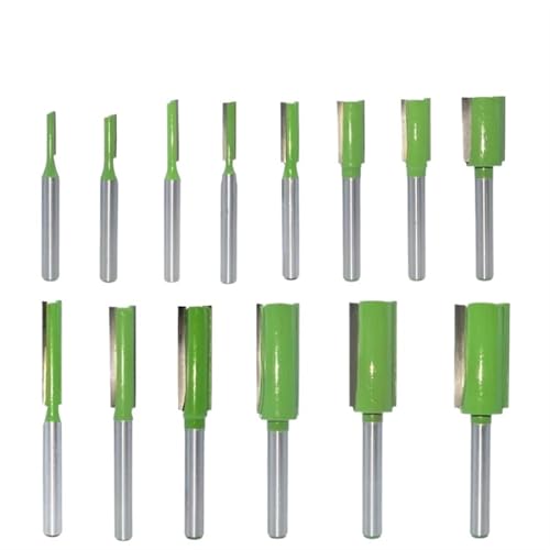 1 stück 6mm Schaft Gerade Bit Wolframkarbid Einzel-Doppelflöte Router Bit Holz Fräser for Holzbearbeitungswerkzeug für Spanplatten, Holzbearbeitung(6x9x20mm) von Zymjzbetic