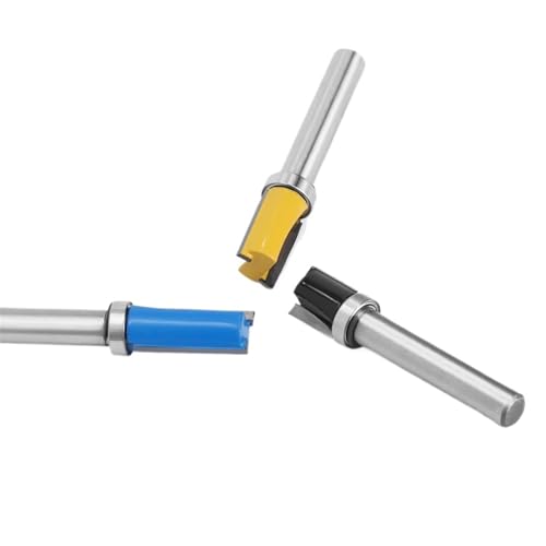 1 stück 8mm Schaft Flush Trim Router Bit Muster Bit Top Bottom Lager 1/2 "Klinge Vorlage Holz Fräser Carpenter für Spanplatten, Holzbearbeitung(8mmx12mmx13mm) von Zymjzbetic