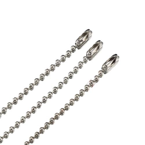 10 Stück Edelstahl-Kugelperlenketten, 8–20 cm, Anschluss for Schlüsselanhänger/Puppen/Etikett, DIY-Armband, Schmuckherstellung, Zubehör für DIY-Kunsthandwerk, hängende Ornamente, Schlüss(1.5mm ball,15 10 Stück Edelstahl-Kugelperlenketten, 8–20 cm, Anschluss for Schlüsselanhänger/Puppen/Etikett, DIY-Armband, Schmuckherstellung, Zubehör für DIY-Kunsthandwerk, hängende Ornamente, Schlüss(1.5mm ball,15 von Zymjzbetic