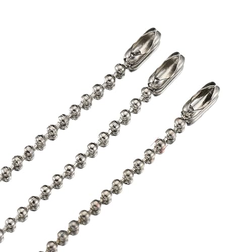 10 Stück Edelstahl-Kugelperlenketten, 8–20 cm, Anschluss for Schlüsselanhänger/Puppen/Etikett, DIY-Armband, Schmuckherstellung, Zubehör für DIY-Kunsthandwerk, hängende Ornamente, Schlüss(2.4mm ball,8c 10 Stück Edelstahl-Kugelperlenketten, 8–20 cm, Anschluss for Schlüsselanhänger/Puppen/Etikett, DIY-Armband, Schmuckherstellung, Zubehör für DIY-Kunsthandwerk, hängende Ornamente, Schlüss(2.4mm ball,8c von Zymjzbetic