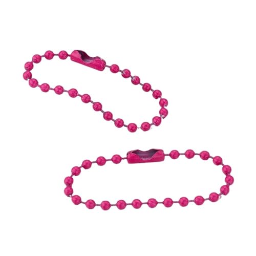 100 Teile/los 10 Cm Eisen Bunte Kugelkette Passt Schlüsselanhänger Schlüsselanhänger Puppen Label Hand Tag Stecker DIY Schmuck Machen für DIY-Kunsthandwerk, hängende Ornamente, Schlüss(Hot pink,12cm) 100 Teile/los 10 Cm Eisen Bunte Kugelkette Passt Schlüsselanhänger Schlüsselanhänger Puppen Label Hand Tag Stecker DIY Schmuck Machen für DIY-Kunsthandwerk, hängende Ornamente, Schlüss(Hot pink,12cm) von Zymjzbetic