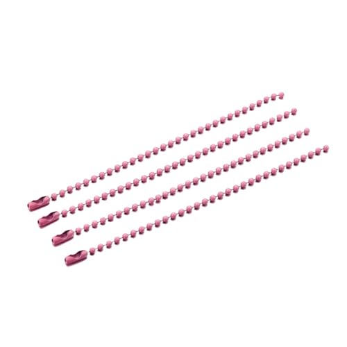 20/40/60/80 Stück Kugelperlenketten passend for Schlüsselanhänger/Puppen/Label-Handanhänger-Anschluss for DIY-Armband-Schmuckherstellung für DIY-Kunsthandwerk, hängende Ornamente, Schlüss(Pink,80PCS) 20/40/60/80 Stück Kugelperlenketten passend for Schlüsselanhänger/Puppen/Label-Handanhänger-Anschluss for DIY-Armband-Schmuckherstellung für DIY-Kunsthandwerk, hängende Ornamente, Schlüss(Pink,80PCS) von Zymjzbetic