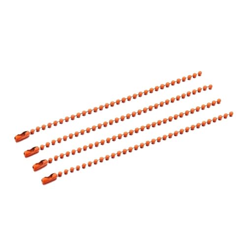 20/40/60/80 Stück Kugelperlenketten passend for Schlüsselanhänger/Puppen/Label-Handanhänger-Anschluss for DIY-Armband-Schmuckherstellung für DIY-Kunsthandwerk, hängende Ornamente, Schlüss(Orange,80PCS 20/40/60/80 Stück Kugelperlenketten passend for Schlüsselanhänger/Puppen/Label-Handanhänger-Anschluss for DIY-Armband-Schmuckherstellung für DIY-Kunsthandwerk, hängende Ornamente, Schlüss(Orange,80PCS von Zymjzbetic