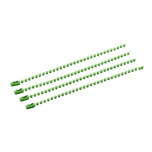 20/40/60/80 Stück Kugelperlenketten passend for Schlüsselanhänger/Puppen/Label-Handanhänger-Anschluss for DIY-Armband-Schmuckherstellung für DIY-Kunsthandwerk, hängende Ornamente, Schlüss(Green,20PCS) 20/40/60/80 Stück Kugelperlenketten passend for Schlüsselanhänger/Puppen/Label-Handanhänger-Anschluss for DIY-Armband-Schmuckherstellung für DIY-Kunsthandwerk, hängende Ornamente, Schlüss(Green,20PCS) von Zymjzbetic