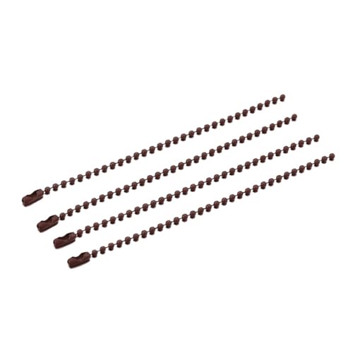 20/40/60/80 Stück Kugelperlenketten passend for Schlüsselanhänger/Puppen/Label-Handanhänger-Anschluss for DIY-Armband-Schmuckherstellung für DIY-Kunsthandwerk, hängende Ornamente, Schlüss(Brown,20PCS) 20/40/60/80 Stück Kugelperlenketten passend for Schlüsselanhänger/Puppen/Label-Handanhänger-Anschluss for DIY-Armband-Schmuckherstellung für DIY-Kunsthandwerk, hängende Ornamente, Schlüss(Brown,20PCS) von Zymjzbetic