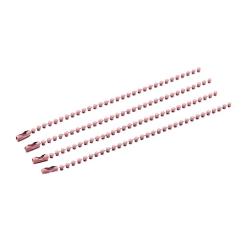 20/40/60/80 Stück Kugelperlenketten passend for Schlüsselanhänger/Puppen/Label-Handanhänger-Anschluss for DIY-Armband-Schmuckherstellung für DIY-Kunsthandwerk, hängende Ornamente, Schlüss(Dark pink,40 20/40/60/80 Stück Kugelperlenketten passend for Schlüsselanhänger/Puppen/Label-Handanhänger-Anschluss for DIY-Armband-Schmuckherstellung für DIY-Kunsthandwerk, hängende Ornamente, Schlüss(Dark pink,40 von Zymjzbetic