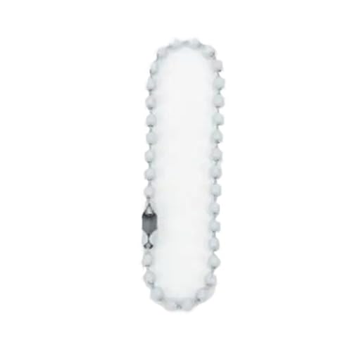 20/50 Stück runde Kugelperlenketten 12 cm 15 cm Länge Erkennungsmarkenketten mit Stecker for DIY-Anhänger-Schmuckzubehör für DIY-Kunsthandwerk, hängende Ornamente, Schlüss(White,12cm 20pcs) von Zymjzbetic