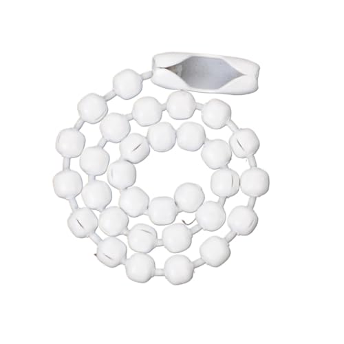 20 Stück bunte Kugelperlenketten passend for Schlüsselanhänger/Puppen/Label-Handanhänger-Anschluss for DIY-Armband-Schmuckherstellung, 12 cm für DIY-Kunsthandwerk, hängende Ornamente, Schlüss(White,12 20 Stück bunte Kugelperlenketten passend for Schlüsselanhänger/Puppen/Label-Handanhänger-Anschluss for DIY-Armband-Schmuckherstellung, 12 cm für DIY-Kunsthandwerk, hängende Ornamente, Schlüss(White,12 von Zymjzbetic