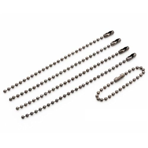 50 Stück 10/12/15 Cm 2,4 Mm Kugelketten-Perlenketten, Passend For Schlüsselanhänger/Schlüsselanhänger/Puppen/Etikett, Handanhänger, Stecker, DIY-Schmuck für DIY-Kunsthandwerk, hängende Ornamente, Schl 50 Stück 10/12/15 Cm 2,4 Mm Kugelketten-Perlenketten, Passend For Schlüsselanhänger/Schlüsselanhänger/Puppen/Etikett, Handanhänger, Stecker, DIY-Schmuck für DIY-Kunsthandwerk, hängende Ornamente, Schl von Zymjzbetic