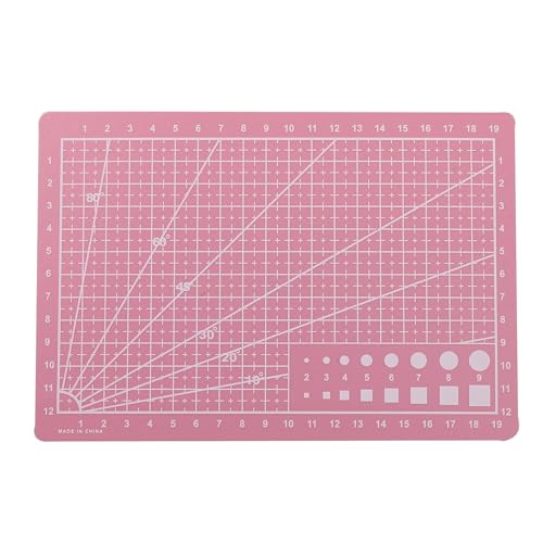 A3 A4 A5 PVC-Schneidematte, einseitig, Patchwork-Schnittunterlage for Werkbank, Patchwork-Nähanleitung, DIY-Messer, Gravur, Leder-Schneidebrett für Näharbeiten Basteln Scrapbooking Projekt(Pink,A5) A3 A4 A5 PVC-Schneidematte, einseitig, Patchwork-Schnittunterlage for Werkbank, Patchwork-Nähanleitung, DIY-Messer, Gravur, Leder-Schneidebrett für Näharbeiten Basteln Scrapbooking Projekt(Pink,A5) von Zymjzbetic