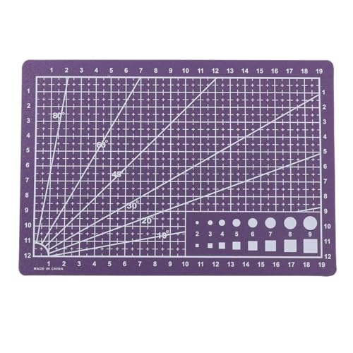 A3 A4 A5 PVC-Schneidematte, einseitig, Patchwork-Schnittunterlage for Werkbank, Patchwork-Nähanleitung, DIY-Messer, Gravur, Leder-Schneidebrett für Näharbeiten Basteln Scrapbooking Projekt(Purple,A4) A3 A4 A5 PVC-Schneidematte, einseitig, Patchwork-Schnittunterlage for Werkbank, Patchwork-Nähanleitung, DIY-Messer, Gravur, Leder-Schneidebrett für Näharbeiten Basteln Scrapbooking Projekt(Purple,A4) von Zymjzbetic