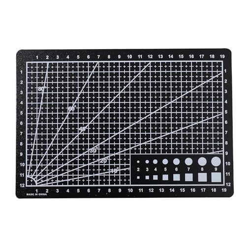 A3 A4 A5 PVC-Schneidematte, einseitig, Patchwork-Schnittunterlage for Werkbank, Patchwork-Nähanleitung, DIY-Messer, Gravur, Leder-Schneidebrett für Näharbeiten Basteln Scrapbooking Projekt(Black,A5) A3 A4 A5 PVC-Schneidematte, einseitig, Patchwork-Schnittunterlage for Werkbank, Patchwork-Nähanleitung, DIY-Messer, Gravur, Leder-Schneidebrett für Näharbeiten Basteln Scrapbooking Projekt(Black,A5) von Zymjzbetic