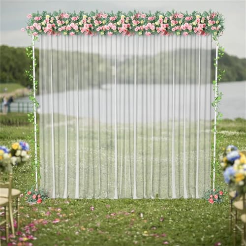 Freistehender Metall-Hochzeitsbogen-Rahmen, weißer Hintergrund, Blumenständer, verstellbar, 3 x 3 m für Abschlussfeier, Hochzeit, Geburtstagsparty Freistehender Metall-Hochzeitsbogen-Rahmen, weißer Hintergrund, Blumenständer, verstellbar, 3 x 3 m für Abschlussfeier, Hochzeit, Geburtstagsparty von Zymjzbetic