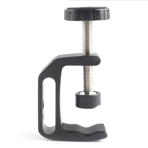 Heavy Duty Desktop C-Typ Klemme Einstellbare Schreibtisch Feste Halter Clip for Kamera Fotografie Studio Licht Unterstützung Ständer Clip halterung für Holzbearbeitung, Schweißen(Small 6cm) von Zymjzbetic